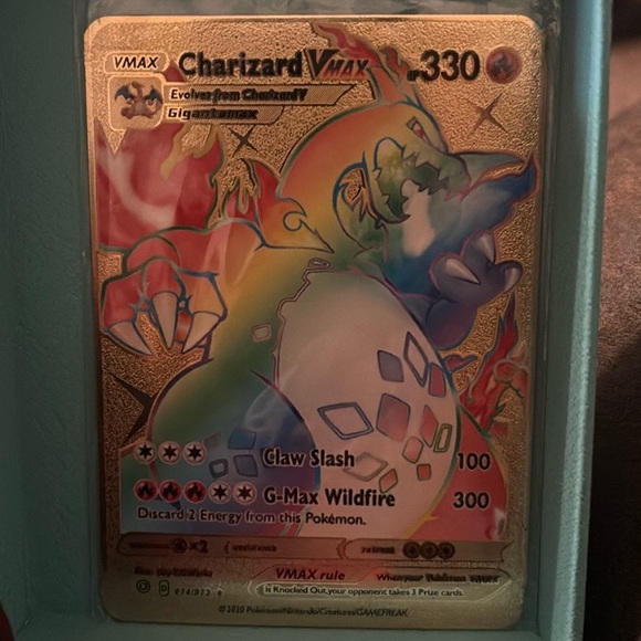 4 Cards - VMAX metal Pokemon Card. - Picture 7 of 10